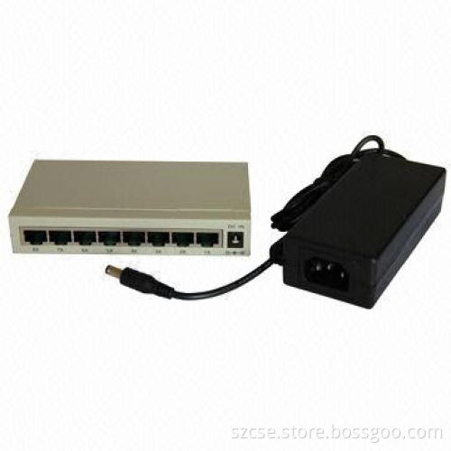 10/100Mbps 8 Ports IEEE802.3af Unmanaged PoE Switch